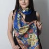 ”AA052” Armenian silk scarf - SL018