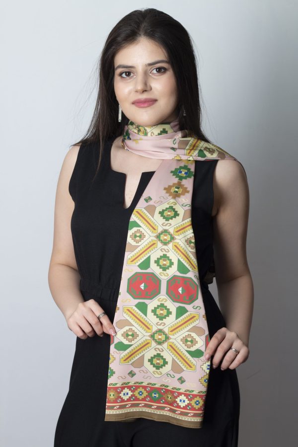 ”AA054” Armenian silk scarf - SL020