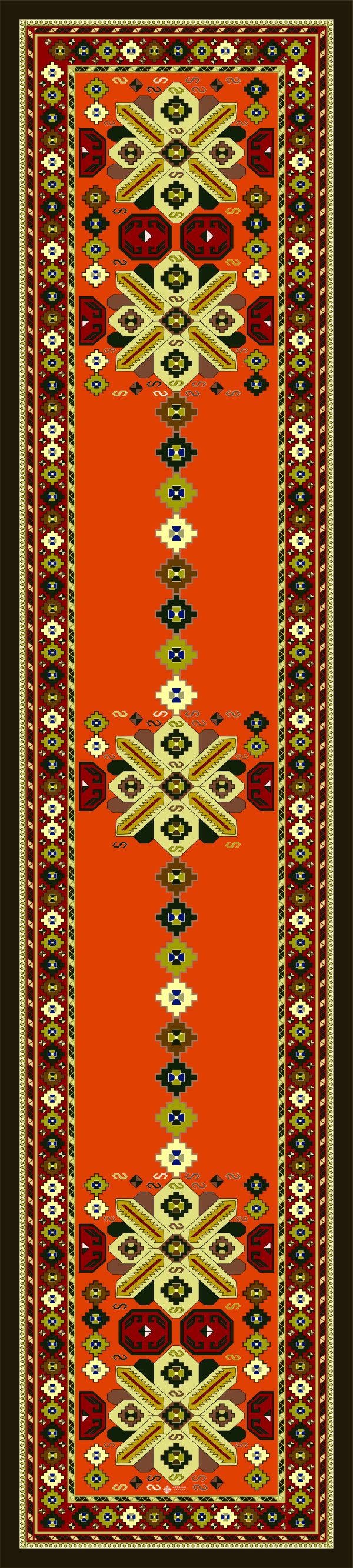 Armenian Silk Scarf