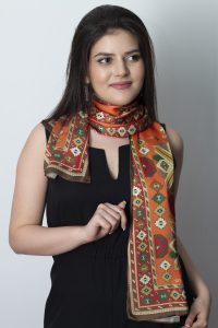 ”AA055” Armenian silk scarf – SL021