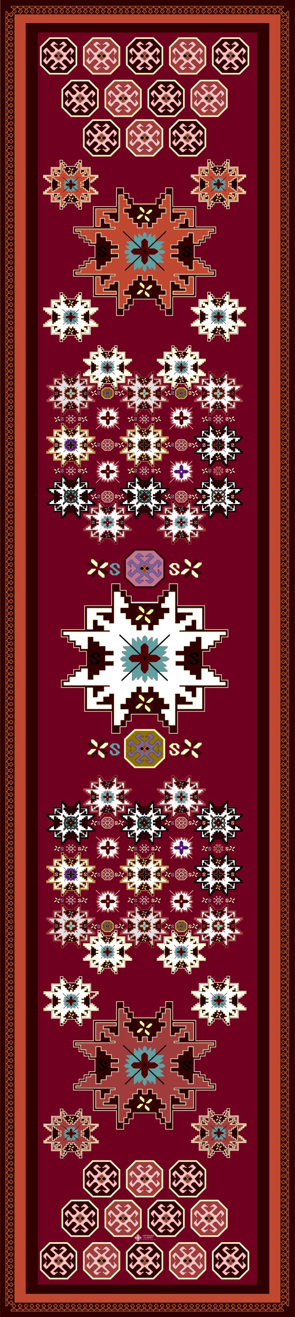 Armenian Silk Scarf