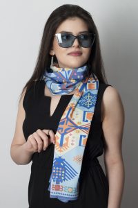 ”AA078” Armenian silk scarf – SL029