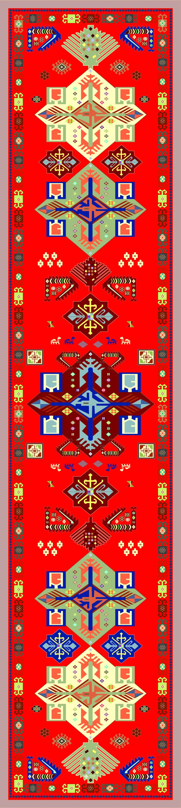 Armenian Silk Scarf