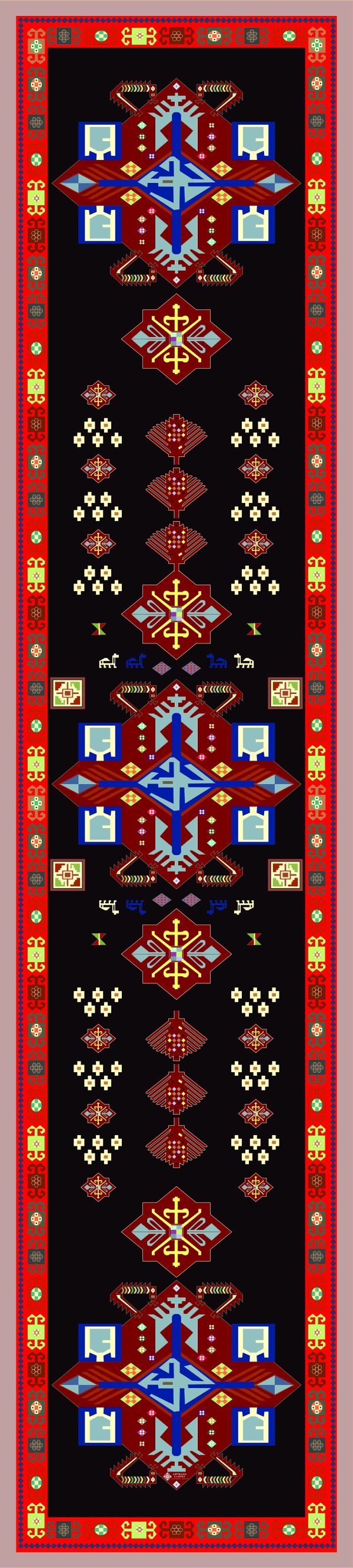 Armenian Silk Scarf