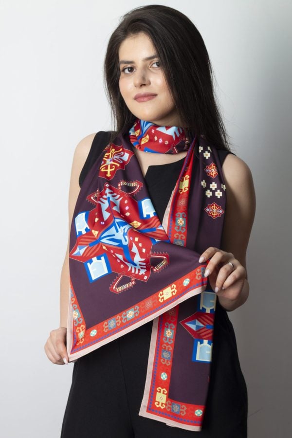 Armenian Silk Scarf