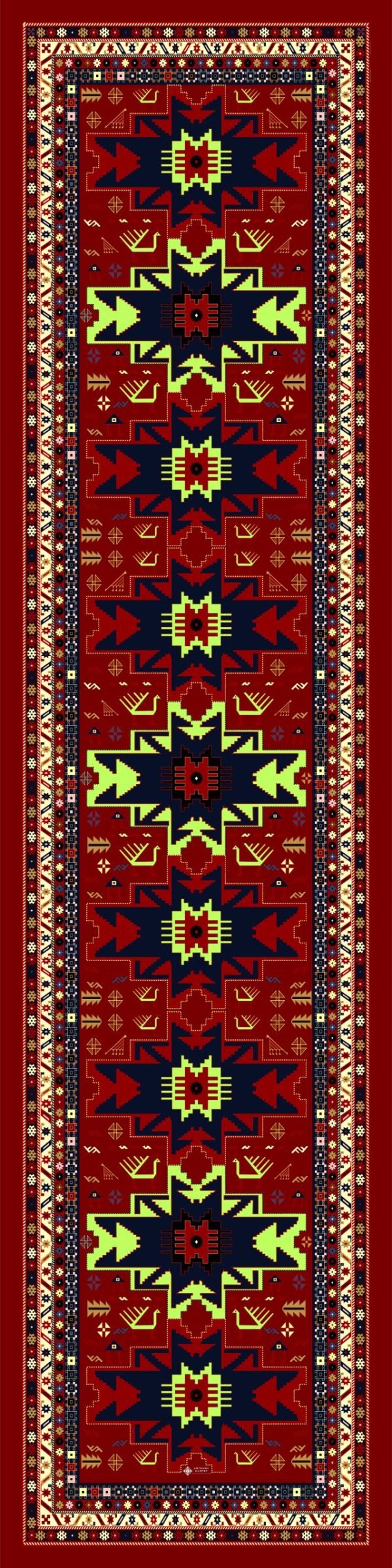 Armenian Silk Scarf