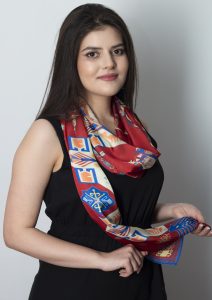 ”AA123” Armenian silk scarf – SL047