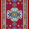 ”AA128” Armenian silk scarf - SL048