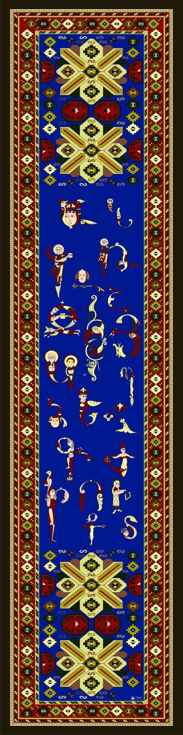 Armenian Silk Scarf