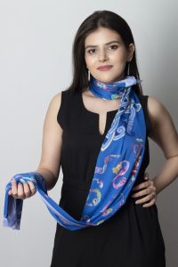 ”AA145” Armenian silk scarf – SL058