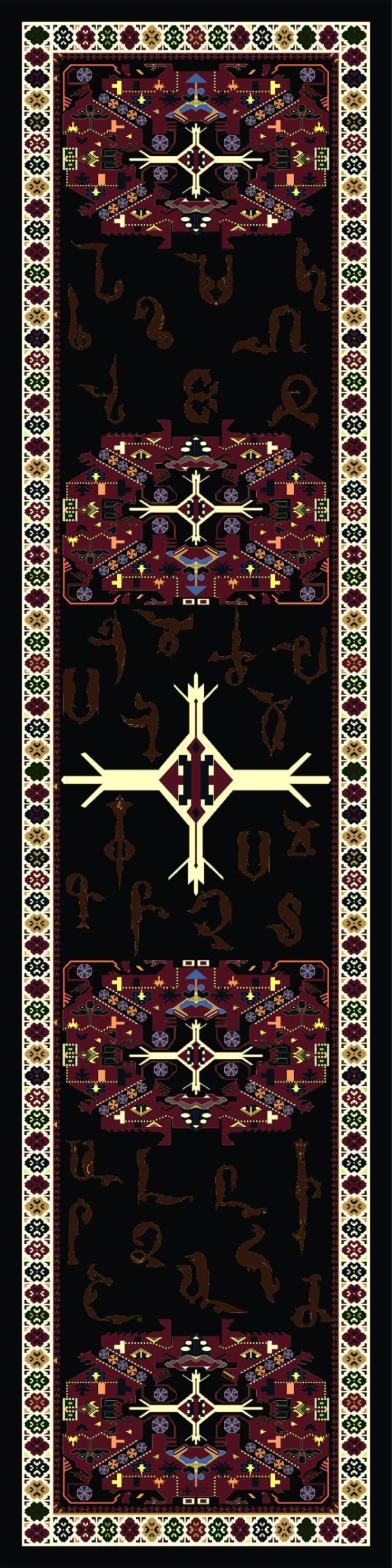 Armenian Silk Scarf