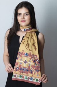 ”AA160” Armenian silk scarf – SL065