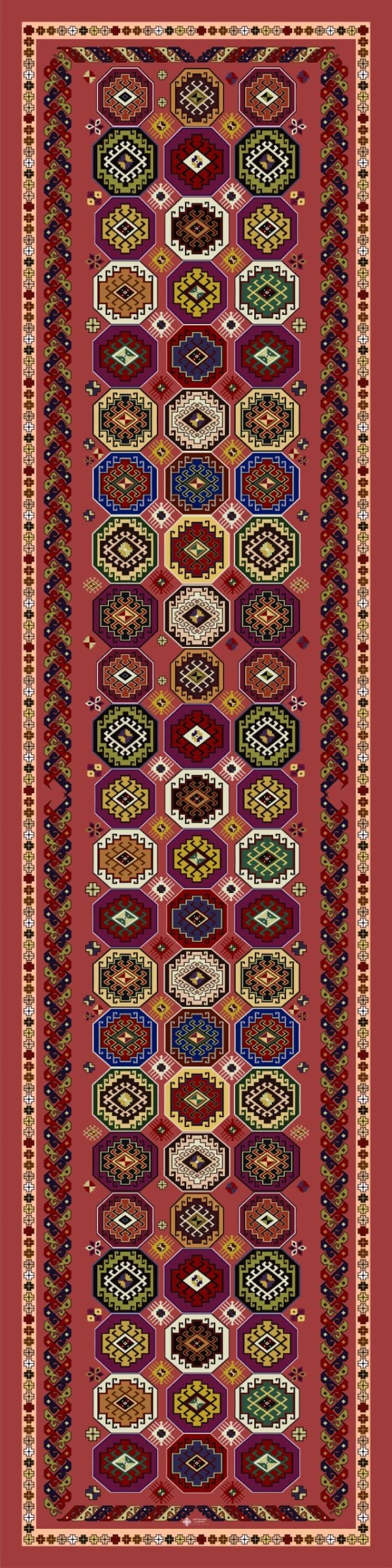 Armenian Silk Scarf