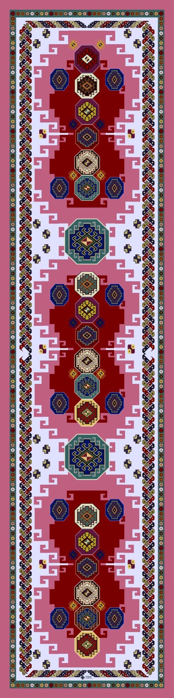 Armenian Silk Scarf