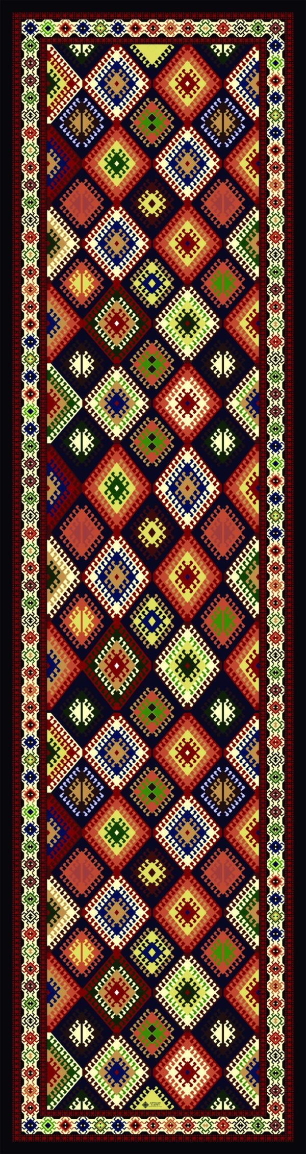 Armenian Silk Scarf