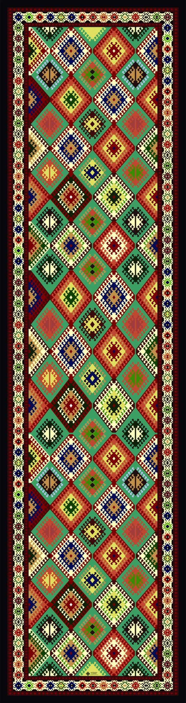 Armenian Silk Scarf