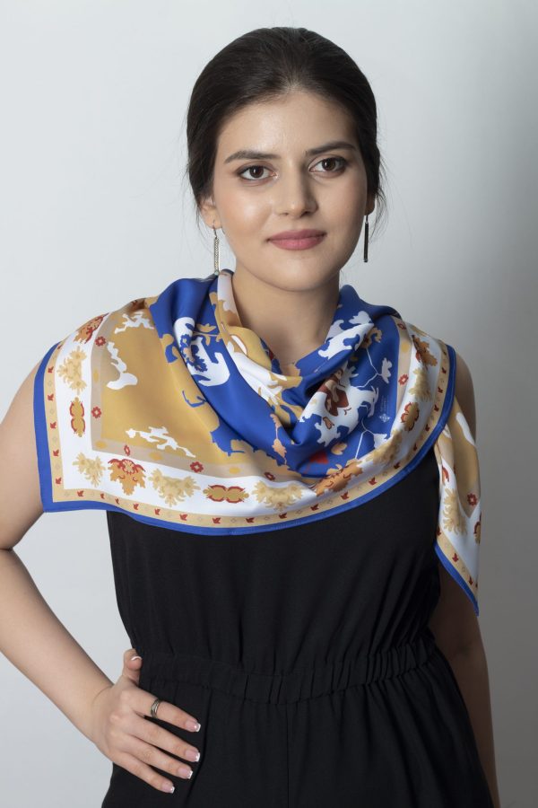 "AA013" Armenian silk scarf - SS005
