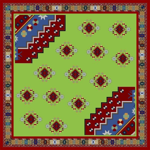 Armenian Silk Scarf