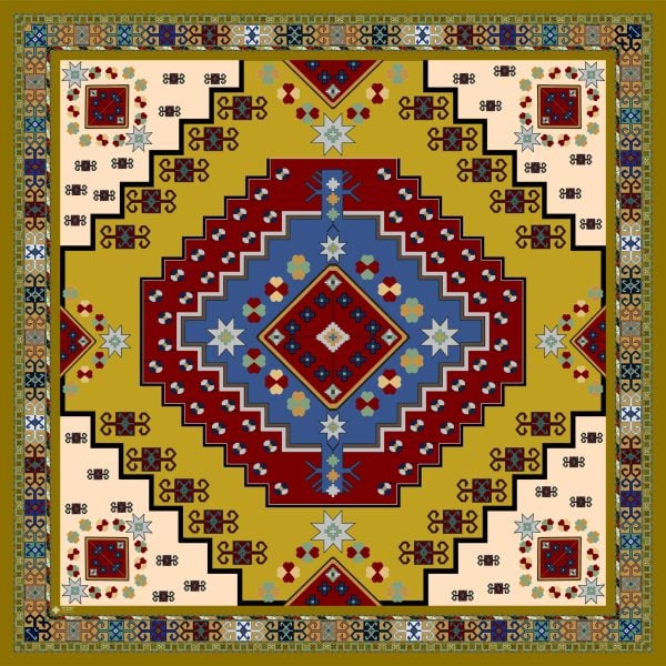 Armenian Silk Scarf