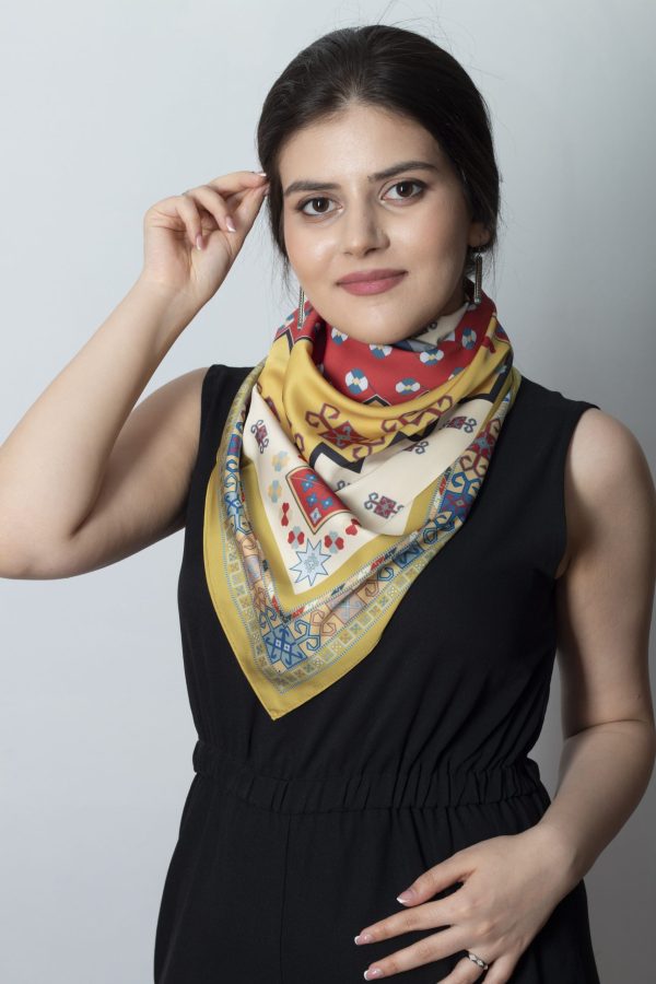 "AA025" Armenian silk scarf - SS009