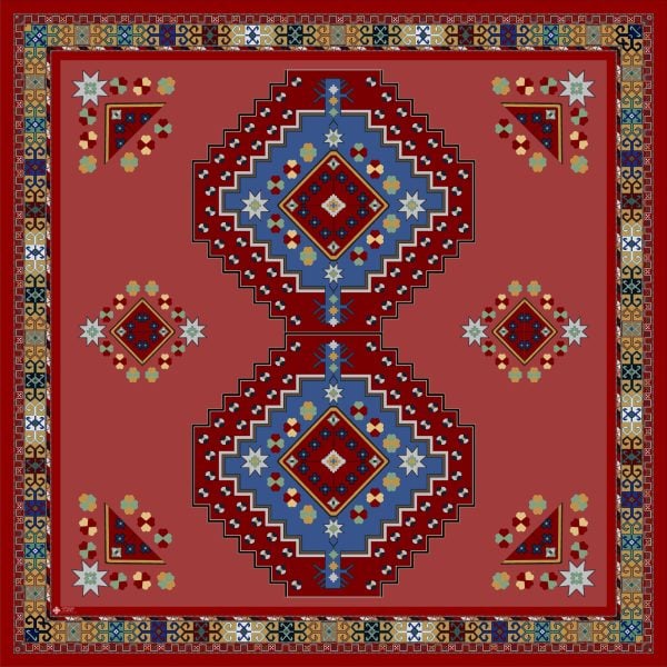 Armenian Silk Scarf