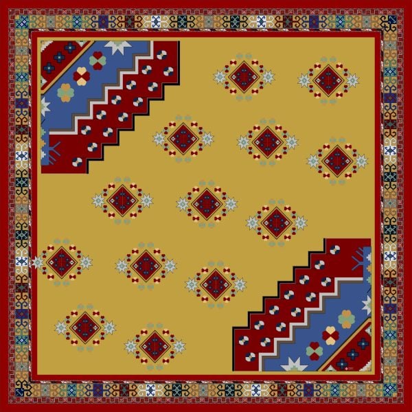 Armenian Silk Scarf