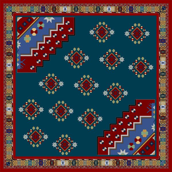 Armenian Silk Scarf