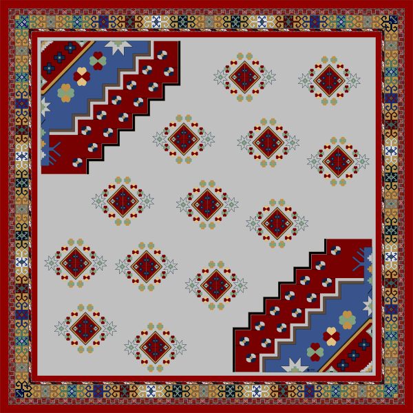 Armenian Silk Scarf