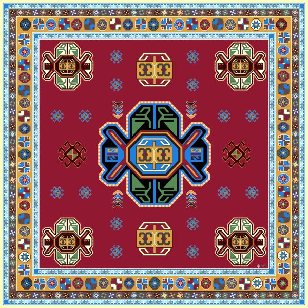 Armenian Silk Scarf