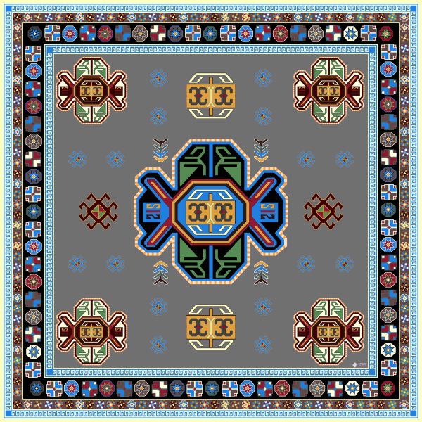 Armenian Silk Scarf