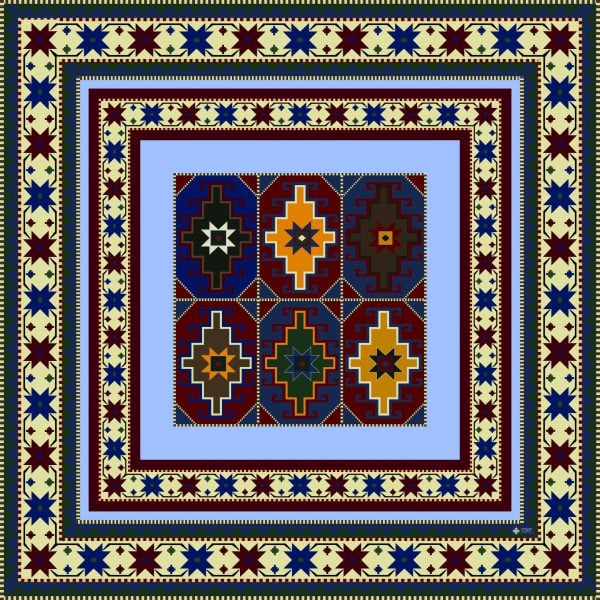 Armenian Silk Scarf