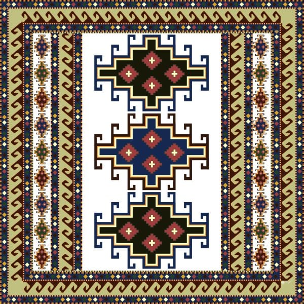 Armenian Silk Scarf