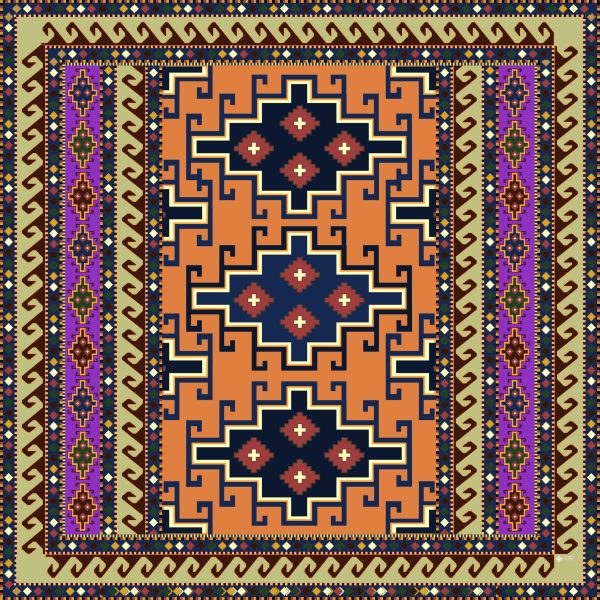 Armenian Silk Scarf