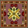”AA118” Armenian silk scarf - SS044