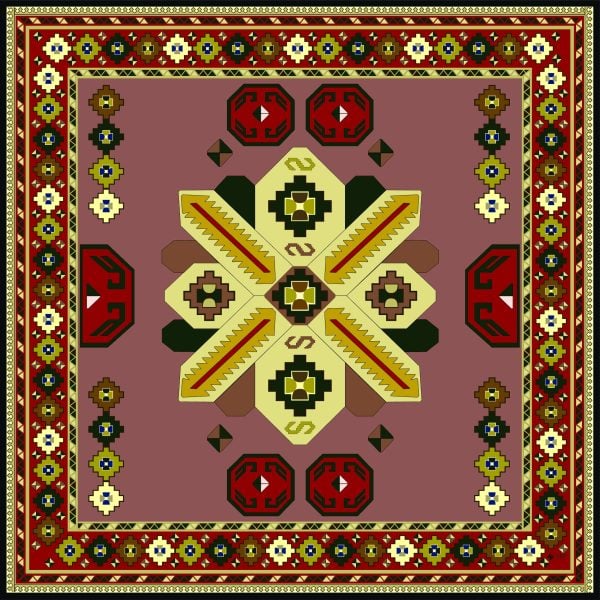 Armenian Silk Scarf