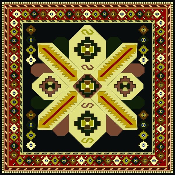 Armenian Silk Scarf