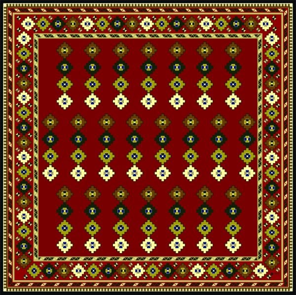 Armenian Silk Scarf