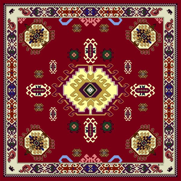 Armenian Silk Scarf