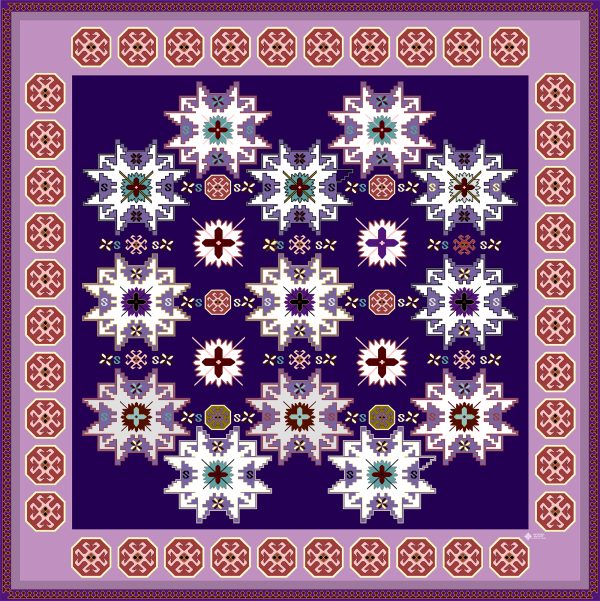 Armenian Silk Scarf