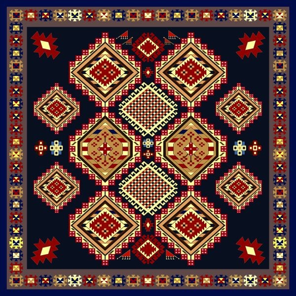 Armenian Silk Scarf