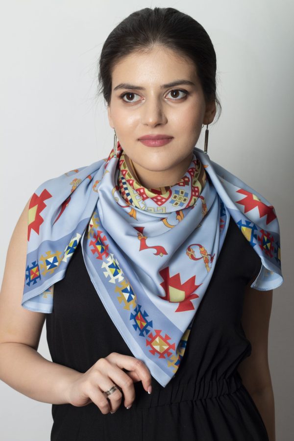 ”AA157” Armenian silk scarf - SS063