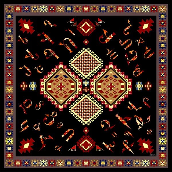 Armenian Silk Scarf