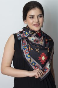 ”AA158” Armenian silk scarf – SS064