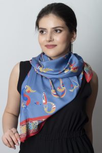 ”AA165” Armenian silk scarf – SS067
