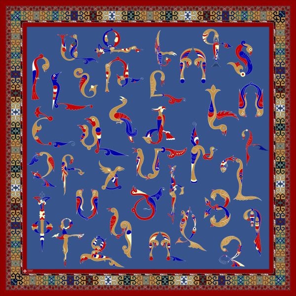 Armenian Silk Scarf