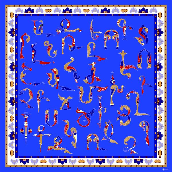 Armenian Silk Scarf