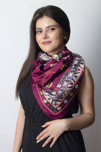 ”AA173” Armenian silk scarf – SS071