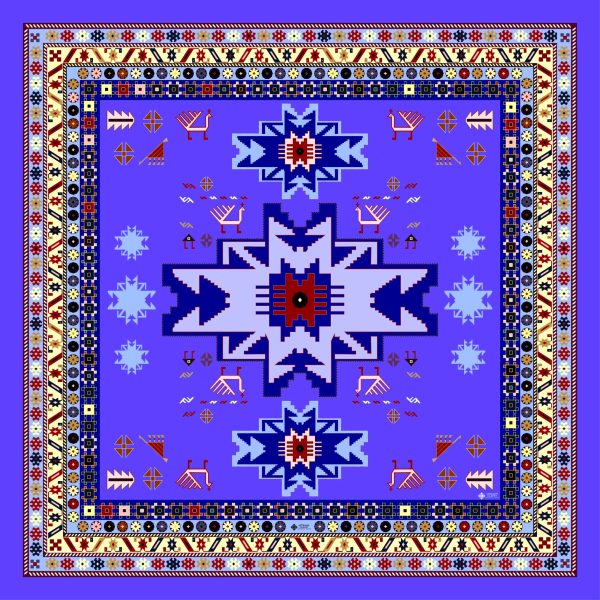 Armenian Silk Scarf