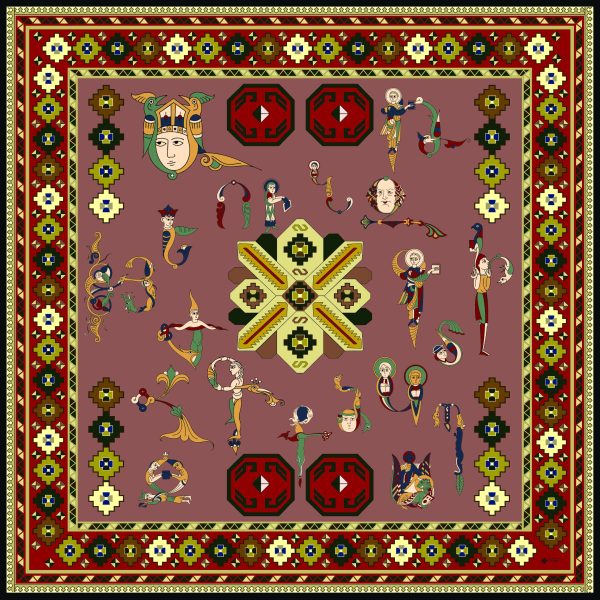 Armenian Silk Scarf