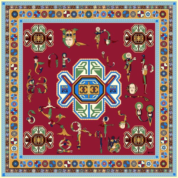 Armenian Silk Scarf